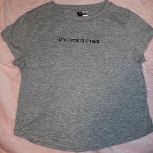 H & M in Women Tee Unicorns are Real